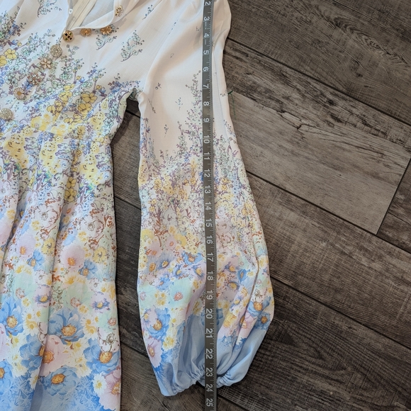 Oo la La! Floral Boho Dress with Bell Sleeves - Picture 14 of 16